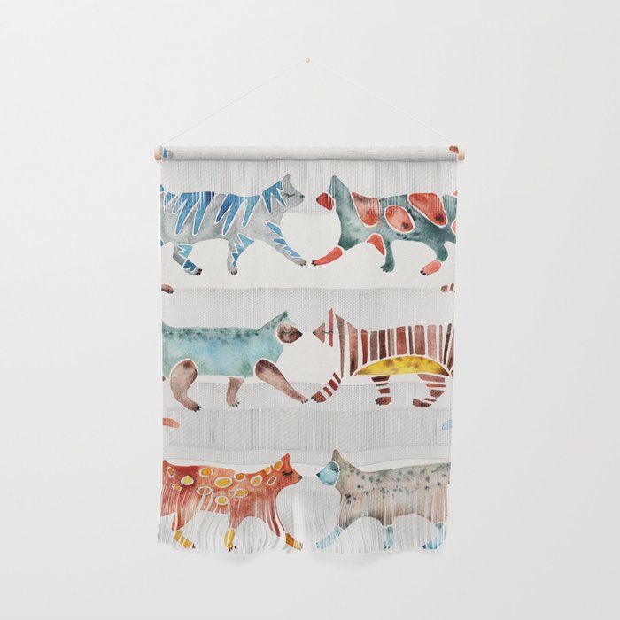 Cat Collection: Watercolor Wall Hanging Gallery Image 1