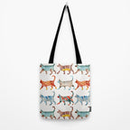 Cat Collection: Watercolor Tote Bag Gallery Image 2