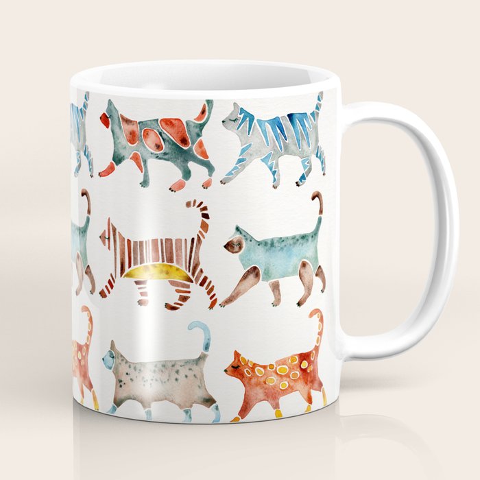 Cat Collection: Watercolor Coffee Mug Gallery Image 1