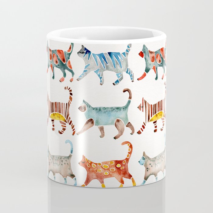Cat Collection: Watercolor Coffee Mug Gallery Image 4