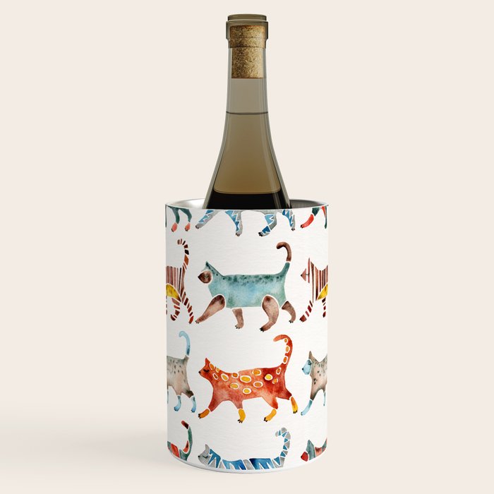 Cat Collection: Watercolor Wine Chiller Gallery Image 1