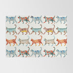 Cat Collection: Watercolor Rug Gallery Image 2