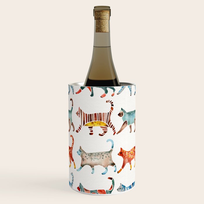 Cat Collection: Watercolor Wine Chiller Gallery Image 3
