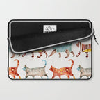Cat Collection: Watercolor Laptop Sleeve Gallery Image 2