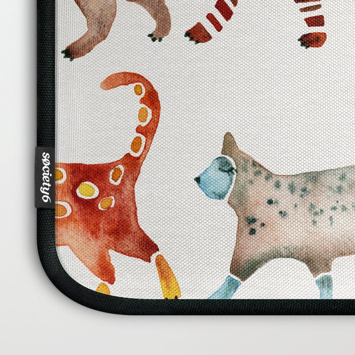 Cat Collection: Watercolor Laptop Sleeve Gallery Image 3