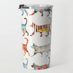 Cat Collection: Watercolor Travel Mug Gallery Image 3