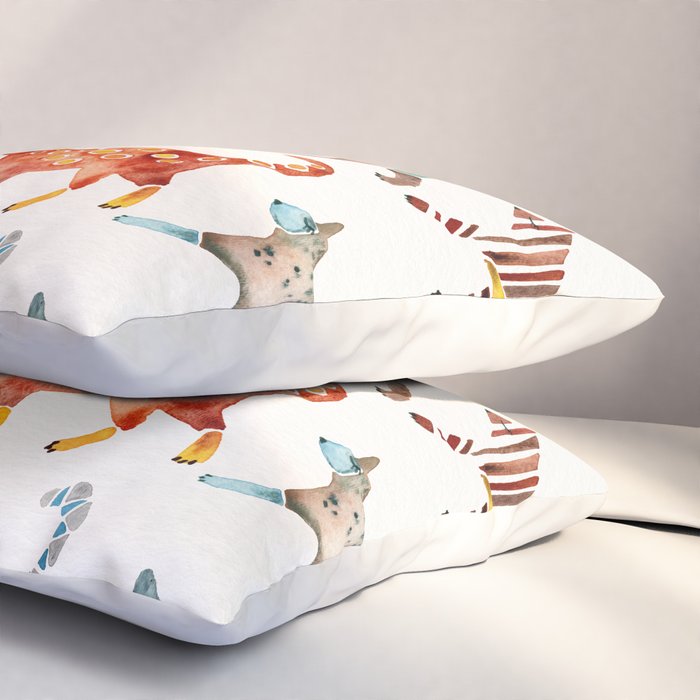 Cat Collection: Watercolor Pillow Sham Gallery Image 3
