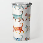 Cat Collection: Watercolor Travel Mug Gallery Image 2