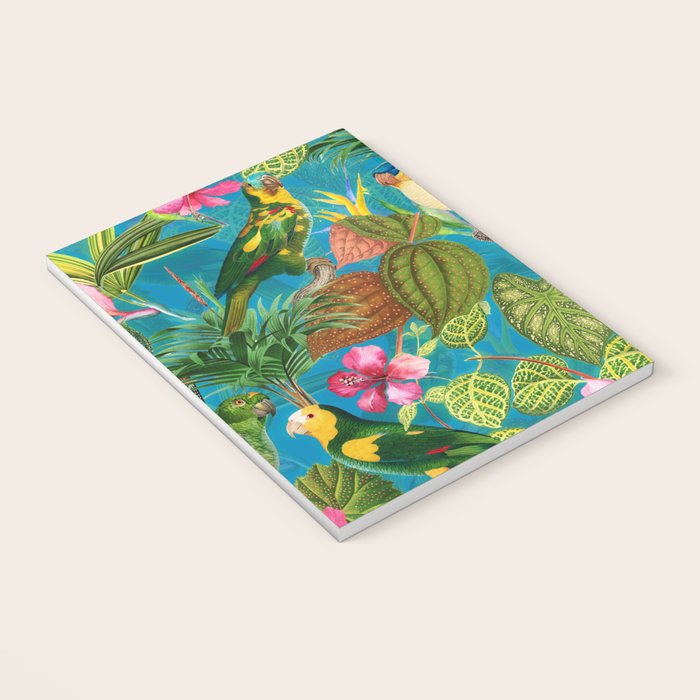 Vintage & Shabby Chic - Hot Exotic Tropical Birds Jungle Notebook Gallery Image 3