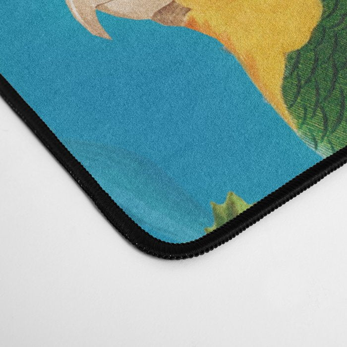 Vintage & Shabby Chic - Hot Exotic Tropical Birds Jungle Desk Mat Gallery Image 4