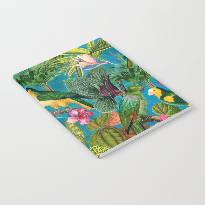 Vintage & Shabby Chic - Hot Exotic Tropical Birds Jungle Notebook Gallery Image 2