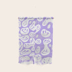 Pastel Purple Dripping Smiley Wall Hanging Gallery Image 1