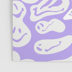 Pastel Purple Dripping Smiley Poster Gallery Image 3