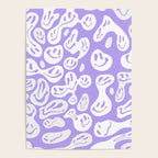 Pastel Purple Dripping Smiley Poster Gallery Image 4
