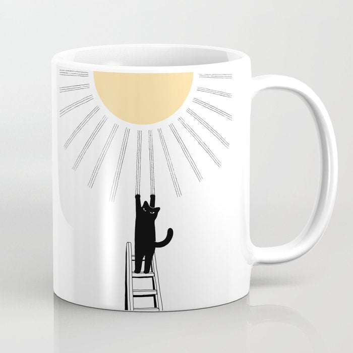 Cat Landscape 198: Making Sunshine Coffee Mug Gallery Image 1