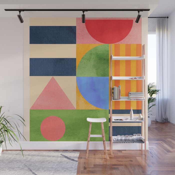 Geometric Shapes 148 Wall Mural Gallery Image 1