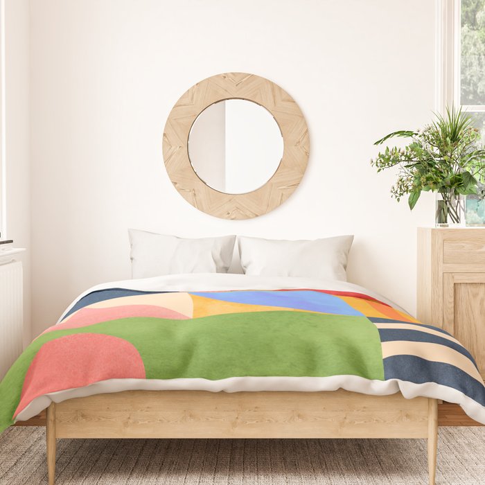 Geometric Shapes 148 Duvet Cover Gallery Image 3