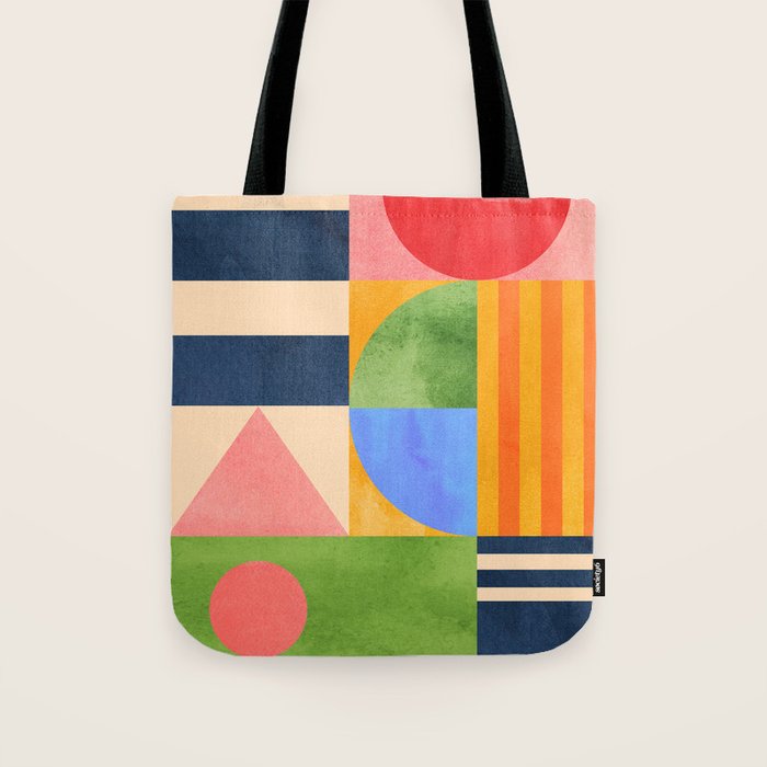 Geometric Shapes 148 Tote Bag Gallery Image 1