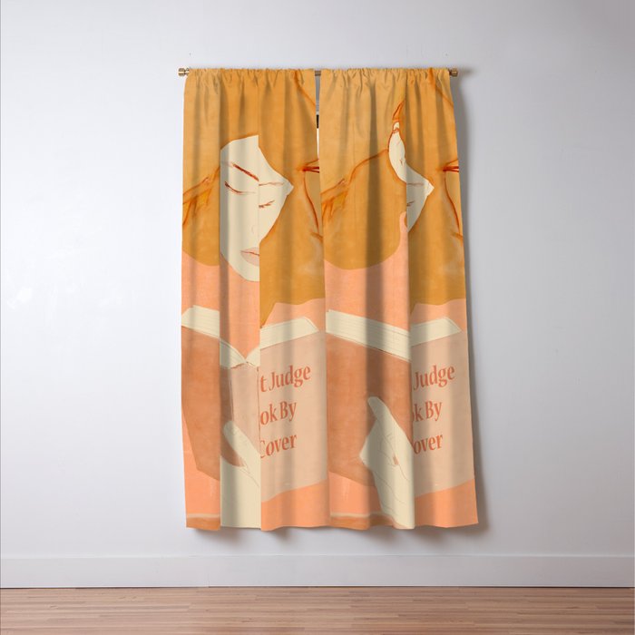 Donât Judge a Book By Its Cover 3 Window Curtain Gallery Image 3