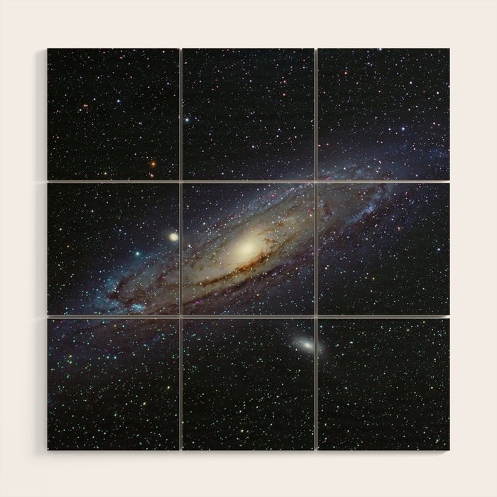The Andromeda Galaxy Wood Wall Art Gallery Image 1