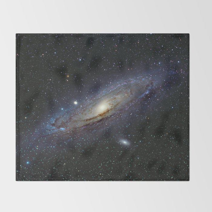 The Andromeda Galaxy Throw Blanket Gallery Image 2