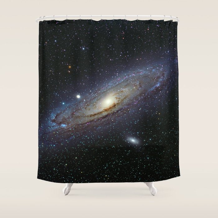 The Andromeda Galaxy Shower Curtain Gallery Image 1
