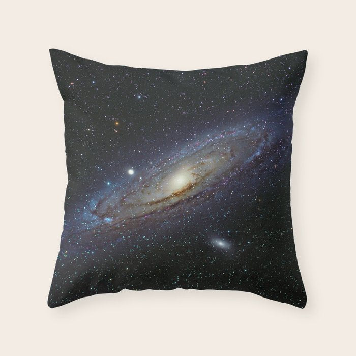 The Andromeda Galaxy Throw Pillow Gallery Image 6