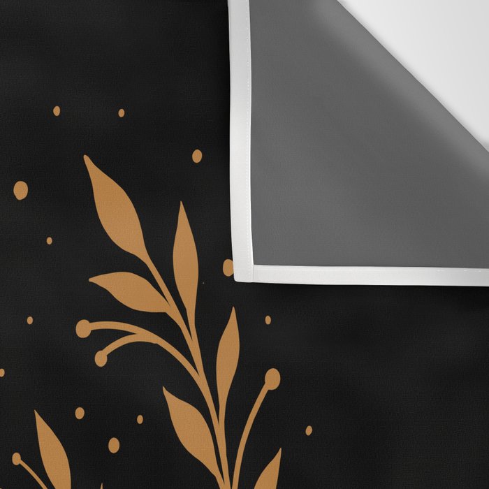 Owl Moon - Gold Wall Tapestry Gallery Image 3