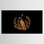 Owl Moon - Gold Tablecloth Gallery Image 2