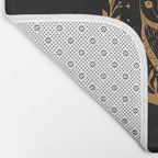 Owl Moon - Gold Bath Mat Gallery Image 2