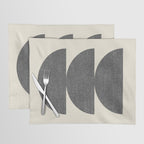 Half Circle 3 - Grey Placemat Gallery Image 1