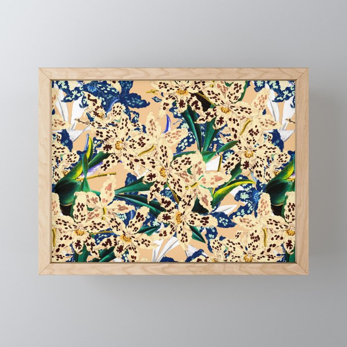 Vintage Exotic Garden Mini Art Print Gallery Image 1