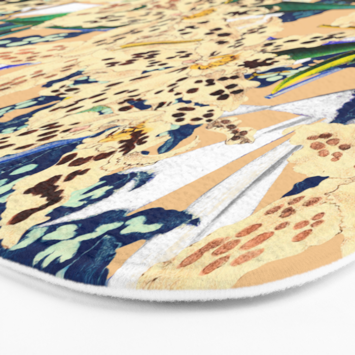 Vintage Exotic Garden Bath Mat Gallery Image 3