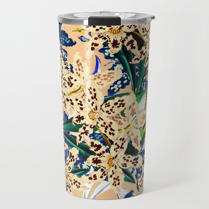 Vintage Exotic Garden Travel Mug Gallery Image 1