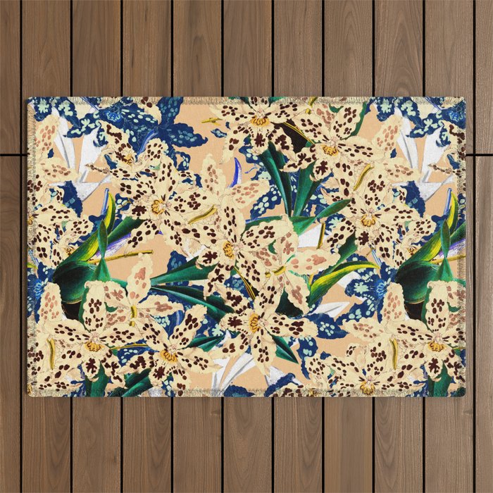 Vintage Exotic Garden Outdoor Rug Gallery Image 1