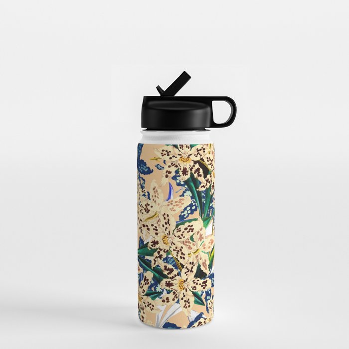 Vintage Exotic Garden Water Bottle Gallery Image 1