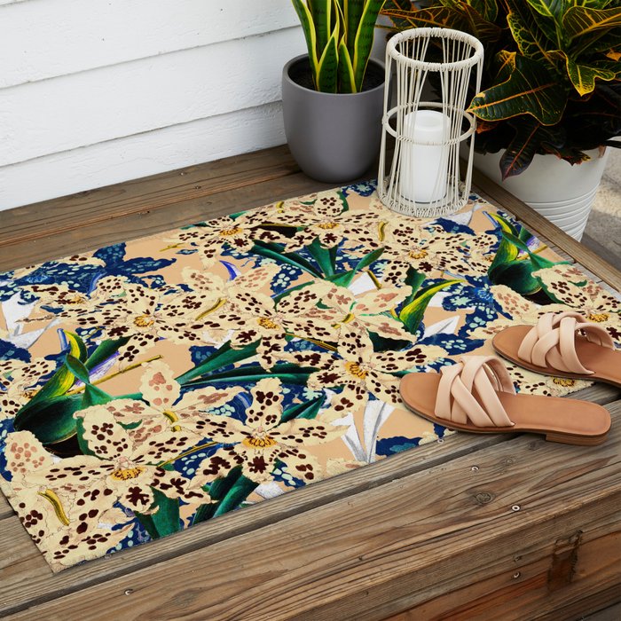 Vintage Exotic Garden Outdoor Rug Gallery Image 2