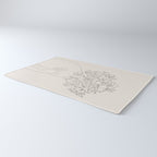 Woman with Flowers Minimal Line III Rug Gallery Image 3