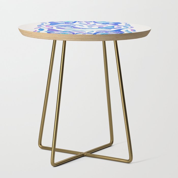 Five Otters - Indigo OmbrÃ© Side Table Gallery Image 1