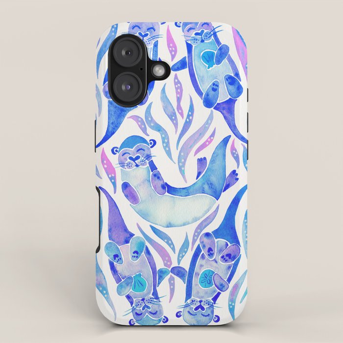Five Otters - Indigo OmbrÃ© iPhone Case Gallery Image 1
