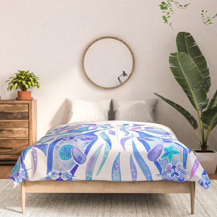 Five Otters - Indigo OmbrÃ© Comforter Gallery Image 3