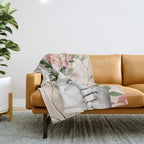 Floral beauty 6 Throw Blanket Gallery Image 1