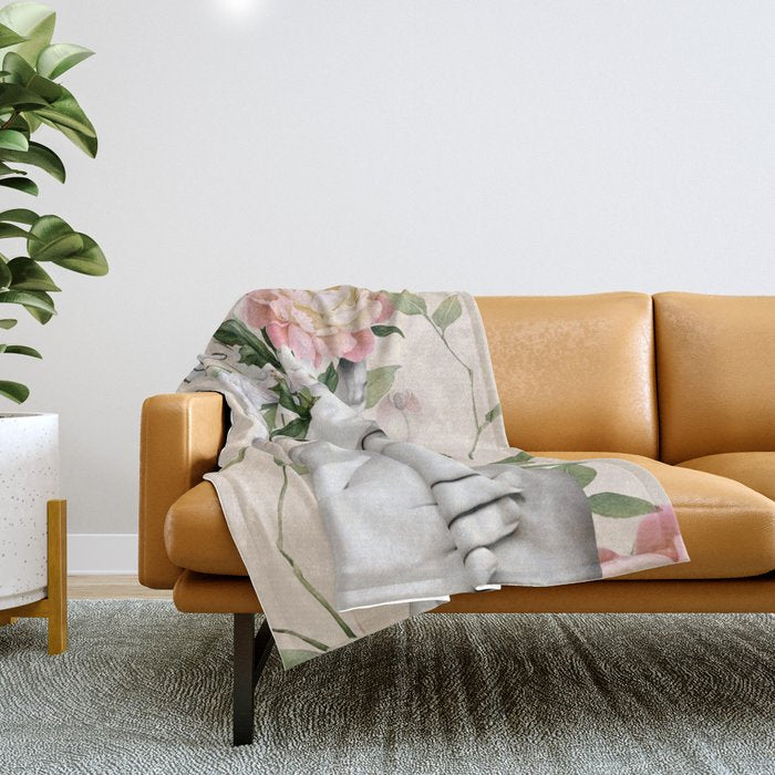 Floral beauty 6 Throw Blanket Gallery Image 1