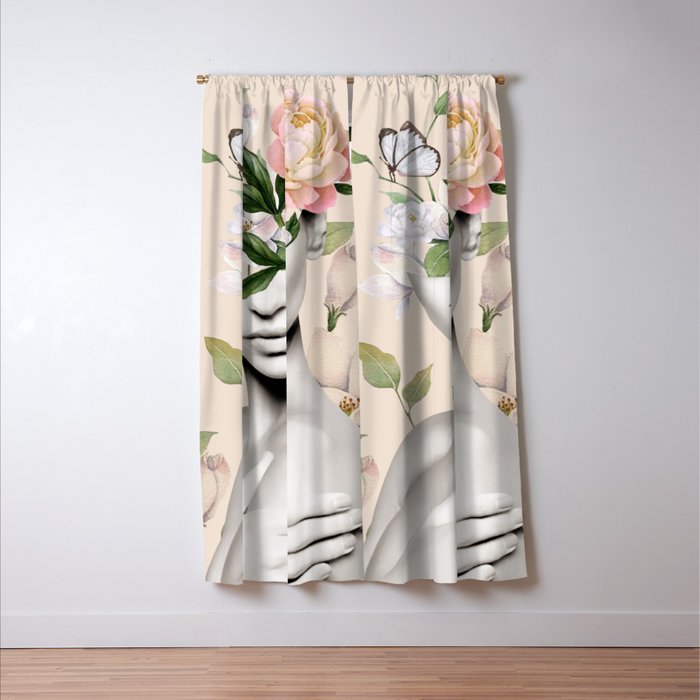 Floral beauty 6 Window Curtain Gallery Image 3