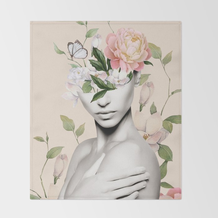 Floral beauty 6 Throw Blanket Gallery Image 2