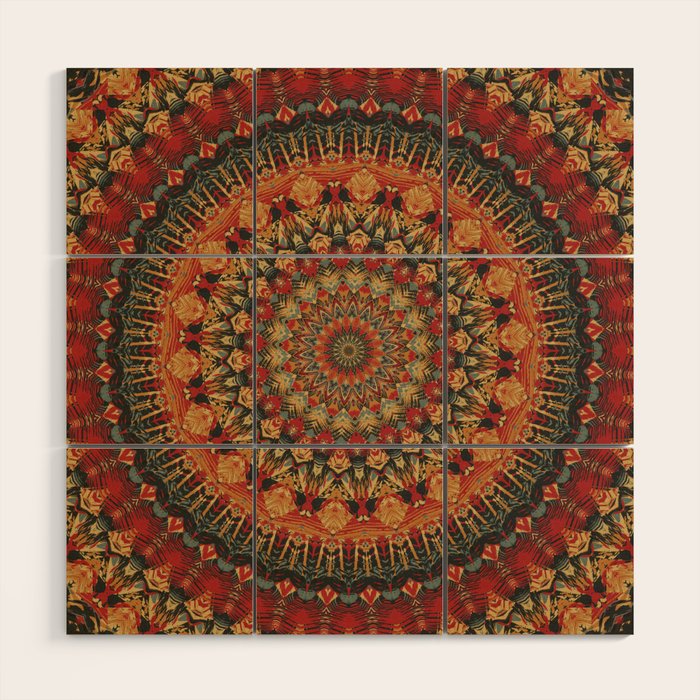 Mandala 563 Wood Wall Art Gallery Image 1