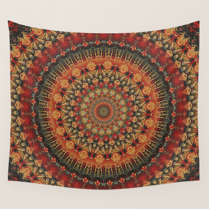 Mandala 563 Wall Tapestry Gallery Image 1