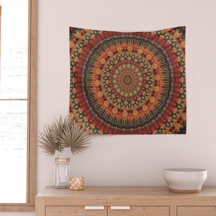 Mandala 563 Wall Tapestry Gallery Image 2