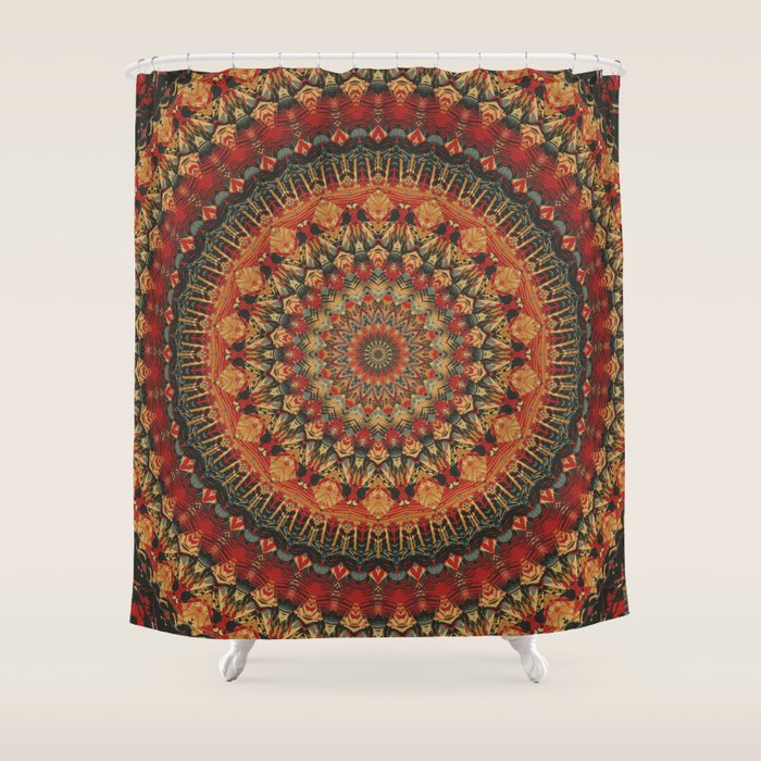 Mandala 563 Shower Curtain Gallery Image 1