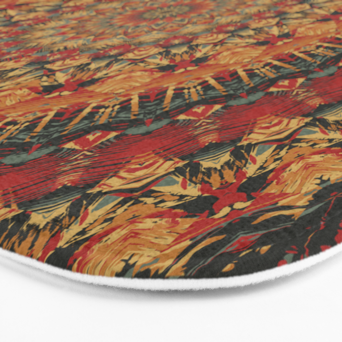 Mandala 563 Bath Mat Gallery Image 3